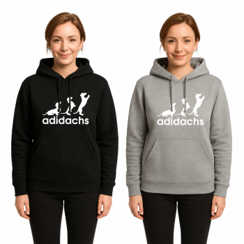 Dackelhoodie "adidachs", Ansicht 2