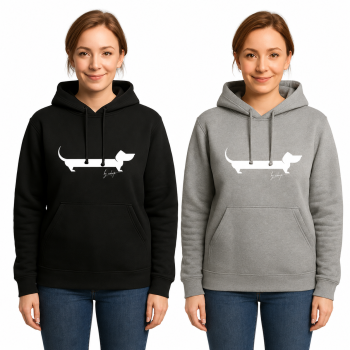 Dackelhoodie "Laaaaaanger Dackel", Ansicht 2