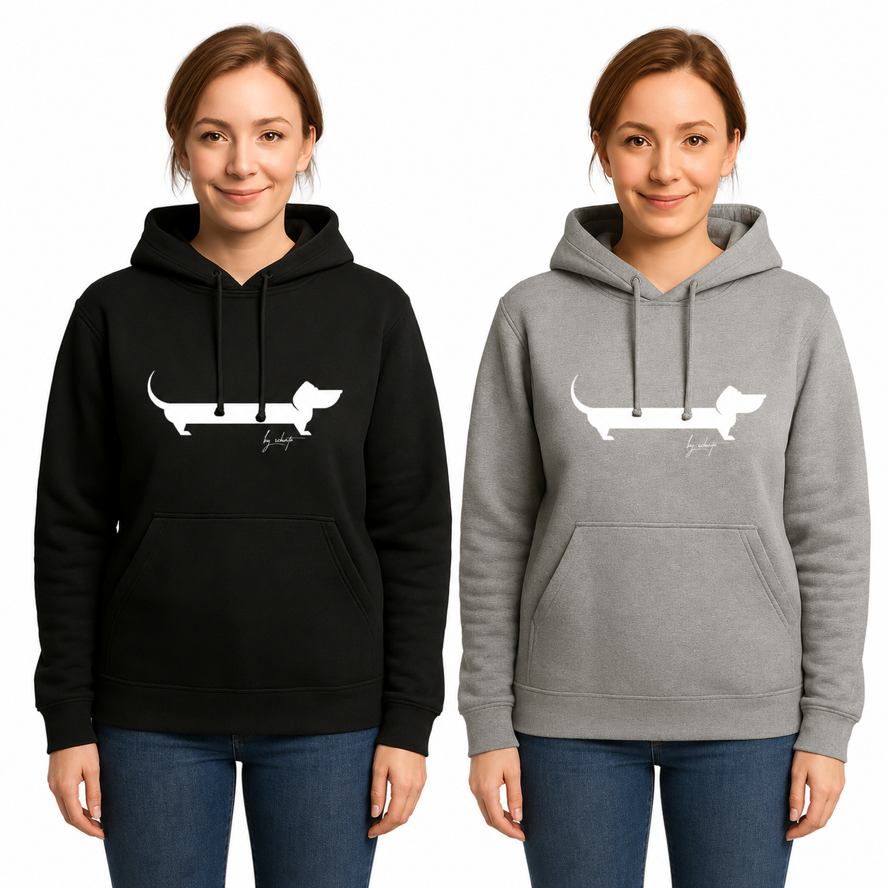 Dackelhoodie "Laaaaaanger Dackel", Ansicht 4