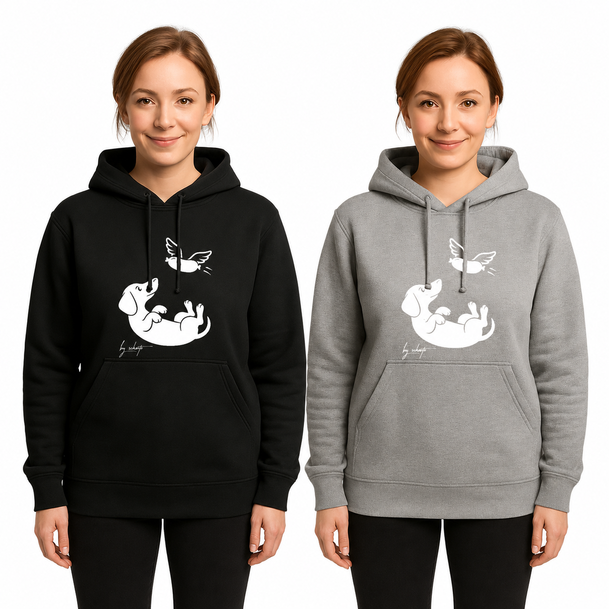 Dackelhoodie "Wurstie", Ansicht 4