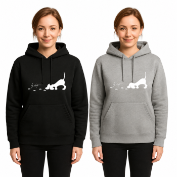 Dackelhoodie "Schnüffeln", Ansicht 2