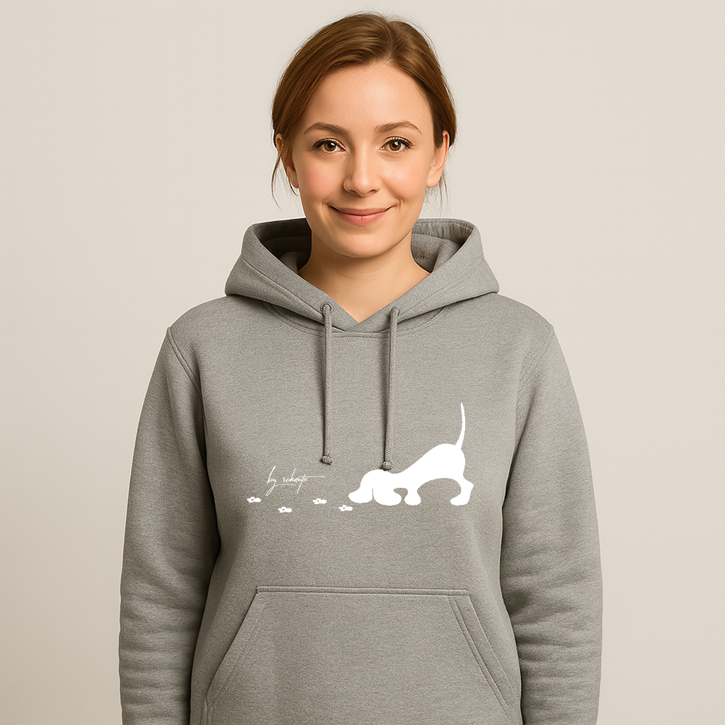 Dackelhoodie "Schnüffeln", Ansicht 3