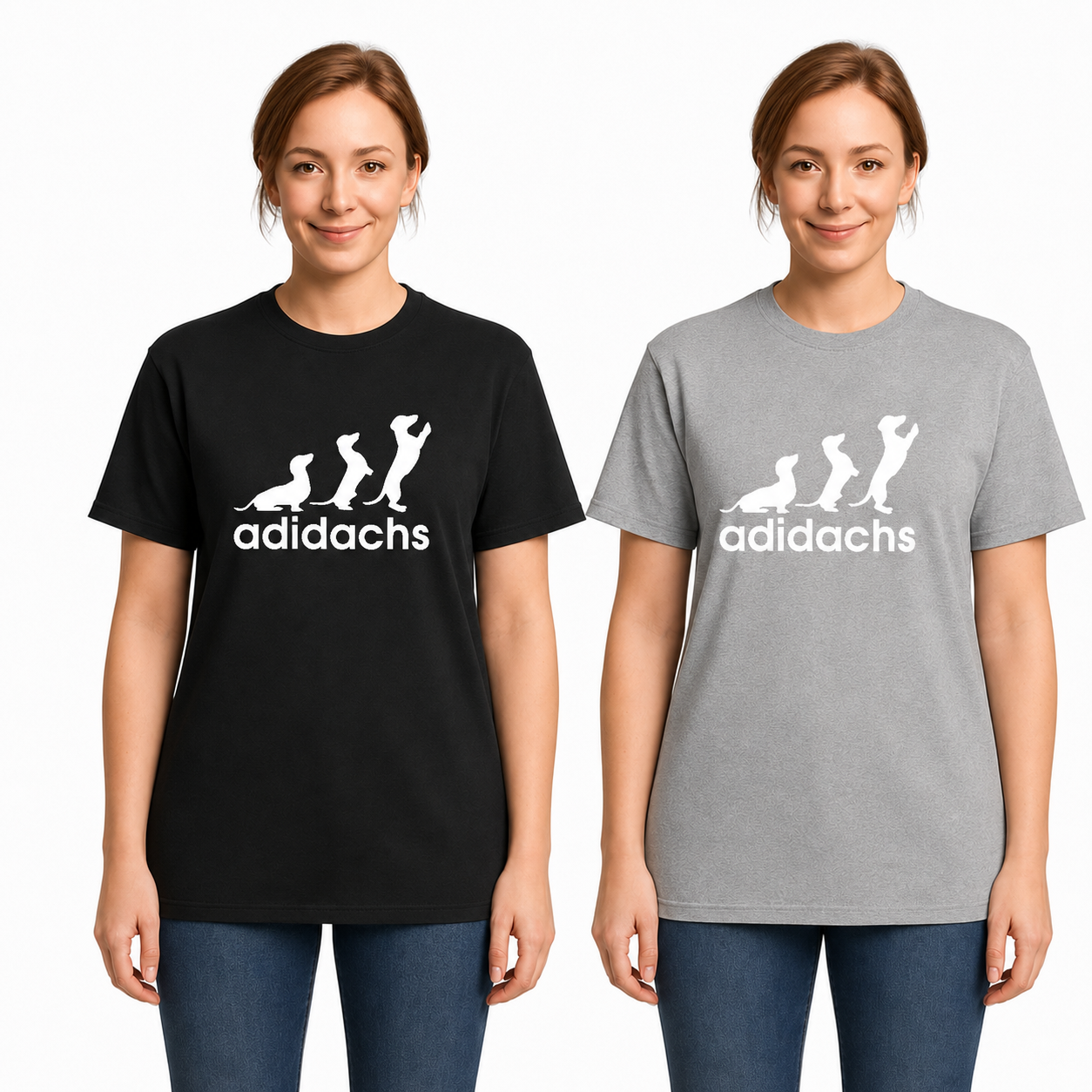 Dackel Shirt "adidachs", Ansicht 2